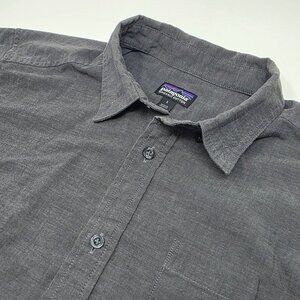 Patagonia Short Sleeve Button Down Shirt Men's Large L